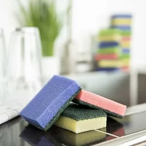 SIDCO Sponge 100 x Pot Scrubber Cleaning Sponge Pot Sponge Dishwashing Sponge Kitchen Sponge - Spülschwämme