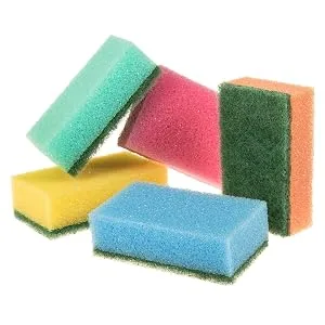 SIDCO Sponge 100 x Pot Scrubber Cleaning Sponge Pot Sponge Dishwashing Sponge Kitchen Sponge - Topfreiniger