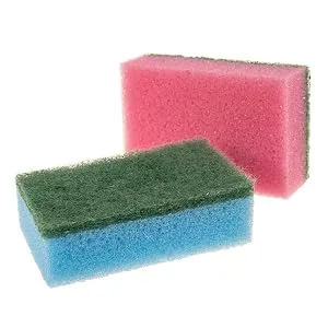 SIDCO Sponge 100 x Pot Scrubber Cleaning Sponge Pot Sponge Dishwashing Sponge Kitchen Sponge - Topfreiniger