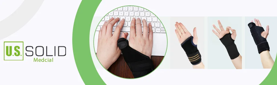 Thumb rail on the right for left & right arthritis or soft tissue injuries light and breathable stabilizing and not restrictive US solid product (children) X-Small (wrist circumference & GT 3.5 ") - Medical Thumb Splint-1