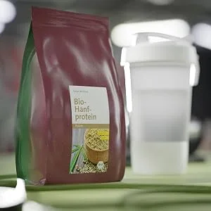 Sanct Bernhard Bio-Hanf protein powder from gently cold-pressed finely ground hemp seeds from controlled organic cultivation content 750 g - bio hanfprotein, hanfprotein, bio