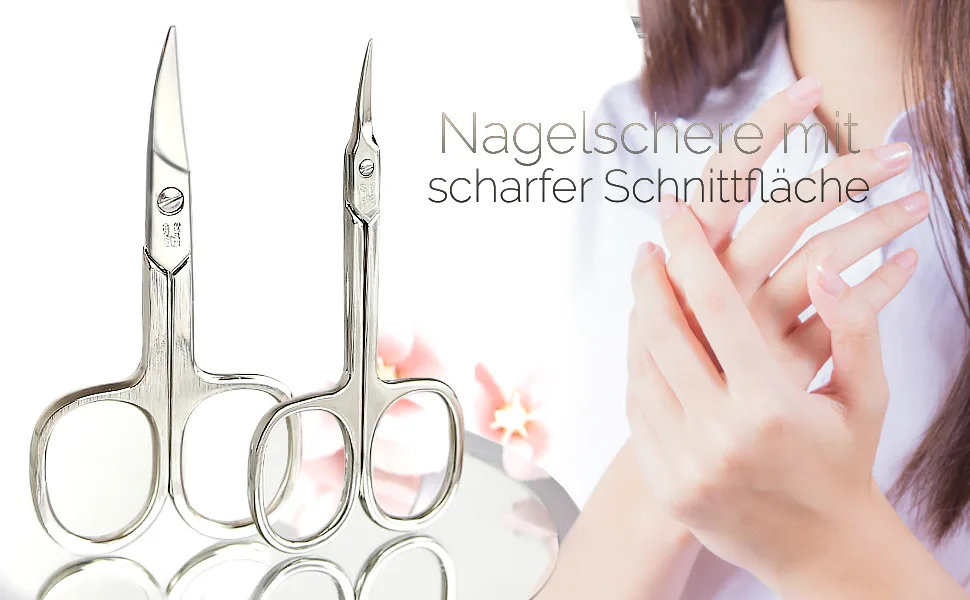 Nail scissors set from Solingen - Nagelschere Nagelpflege Nagelhautschere Fußnagelschere Nagelhautpflege Instrumentenrw