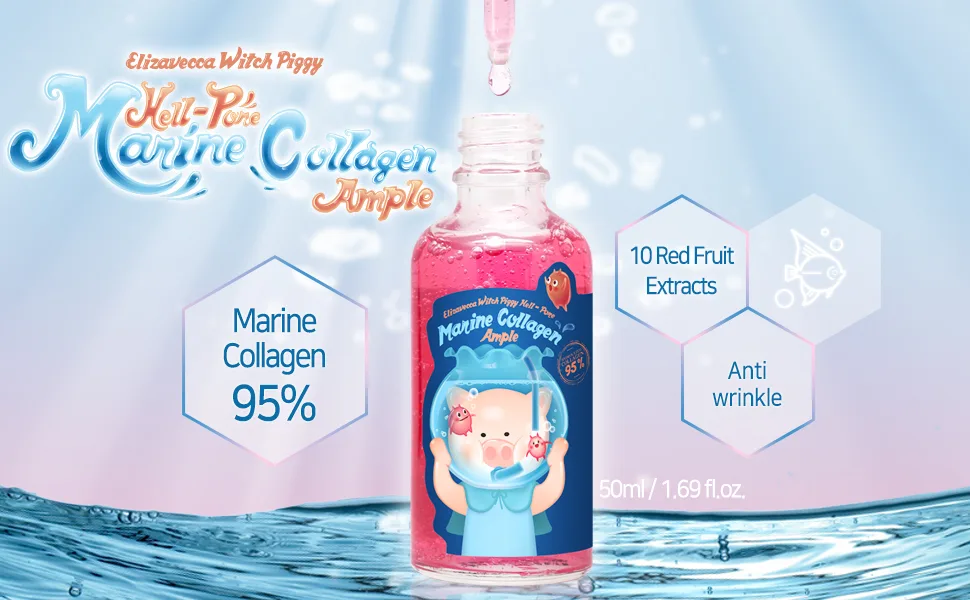 Elizavecca Witch Piggy Hell-Pore Marine Collagen Ample 1.69 fl oz (50 ml) - marine collagen ample