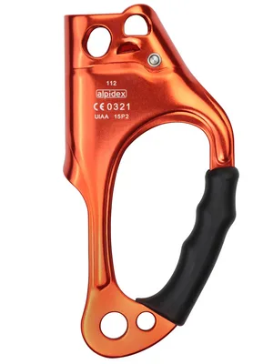 ALPIDEX hand ascender left for rope diameter 8-13 mm rope clamp ascender - Handsteiglemme 9634