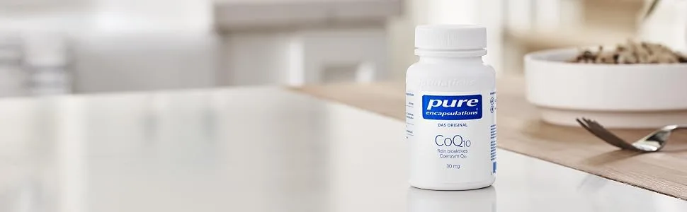 Pure Encapsulations - CoQ10 30mg - Coenzyme Q10 in its biologically active form - 120 capsules - Image1