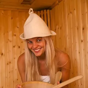 GMMH Sauna hat 17-023 Sauna hat Sauna cap Felt cap Felt hat made of 100% felt Hat cap for sauna - lady