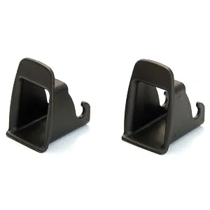 Aiuphing isofix insertion aid 2 pieces universal fastening systems for car seats black (black) - isofix einführhilfe