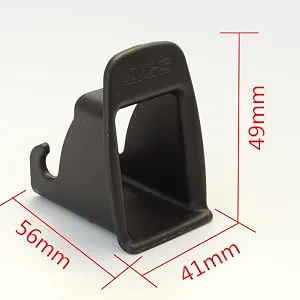 Aiuphing isofix insertion aid 2 pieces universal fastening systems for car seats black (black) - isofix einführhilfe
