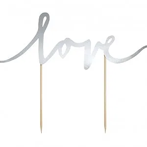 Schnooridoo Cake Topper Cake Decorating Cake Decoration Wedding Birthday (Set Lama) - love silber