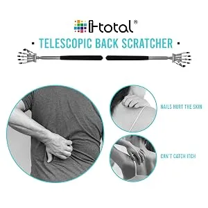 I-Total - XL0871 extendable back scratcher. Ideal for scratching the back. - Vorteile Rückenkratzer