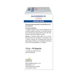 H bner Evening Primrose Oil 1000mg Capsules (90 pieces) - product information 3