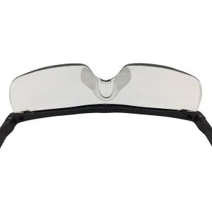 FALINGO magnifying glasses magnifying glasses reading magnifier magnifying glass on the nose optical magnification to 200% (black) - Nasenbügel