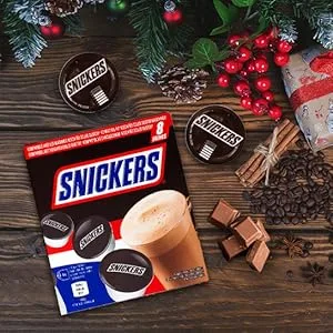 Mars Twix + Snickers Hot Chocolate Capsule compatible with Dolce Gusto - 24 capsules - Snickers