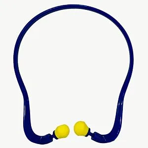 Hearing protection headband ear protector earplugs with replacement plugs 25dB work - Tragezeit