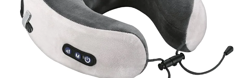 Electrical neck massage device traveling massage pillows travel pillows massage pillows relax at home office car aircraft USB charging U-shaped - massage