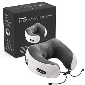 Electrical neck massage device traveling massage pillows travel pillows massage pillows relax at home office car aircraft USB charging U-shaped - neck massage