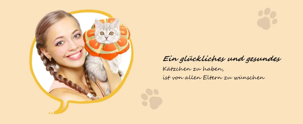 Avont Rewrise cat adjustable collar soft neck collar cat leak protection collar for small dog after operation protective collar -m | mandarin mandarin medium - product information 4