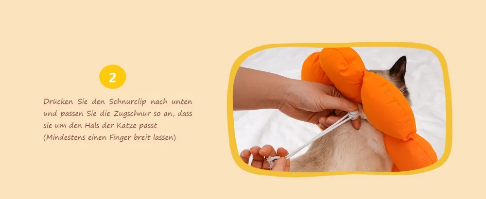 Avont Halskrause cat adjustable collar soft neck collar cat leak protection collar for small dog after operation protective collar -s | orange orange small - product information 2