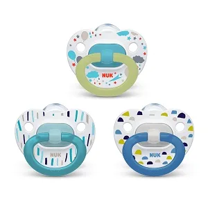 NUK Orthodontic Pacifier Value Pack 0-6 Months 3 Pack - product information 1