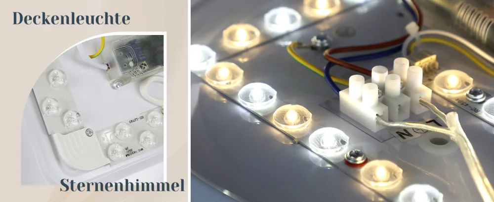 Kowanie ceiling lamp led ceiling lamp bedroom - bedroom lamp starry sky 25cm neutral white 12w 4000k ceiling lighting small. - product information 4