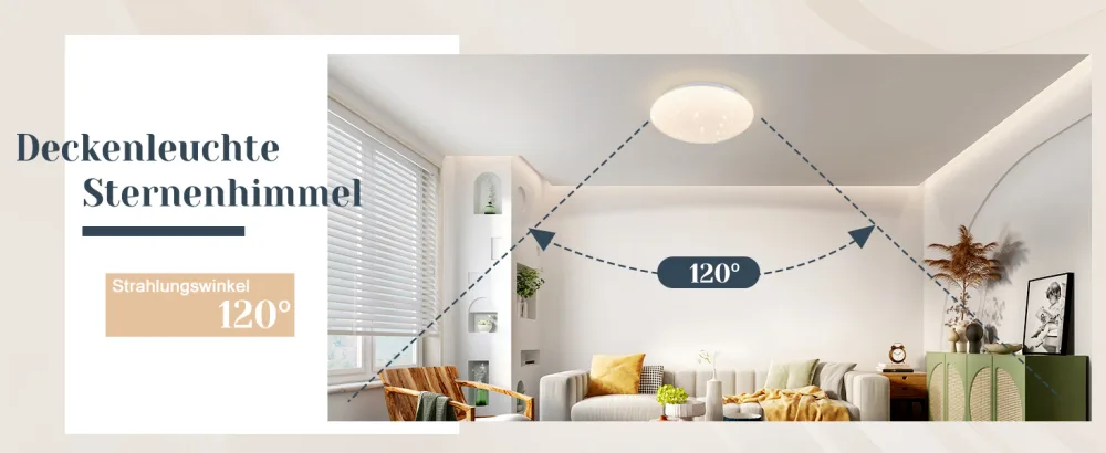Kowanie ceiling lamp led ceiling lamp bedroom - bedroom lamp starry sky 25cm neutral white 12w 4000k ceiling lighting small. - product information 5