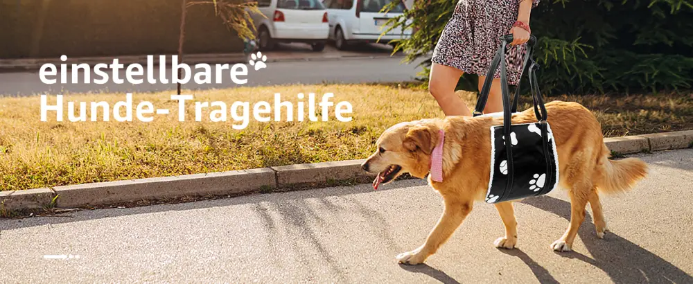 Soft dogs carrying aid - adjustable walking aid for dogs in different sizes safety support for the disabled injured or older dogs M - tragehilfe hunde
