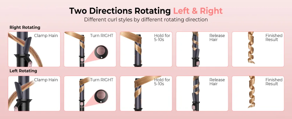 32mm curling iron automatically hair curler curling iron automatic curling iron curly curly curls curly bars hair styling devices with 9 adjustable temperatures black - Haarcurler