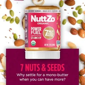 Nuttzo 7 Nut & Seed Butter Chocolate Keto Crunchy 12 oz (340 g) - nuttzo