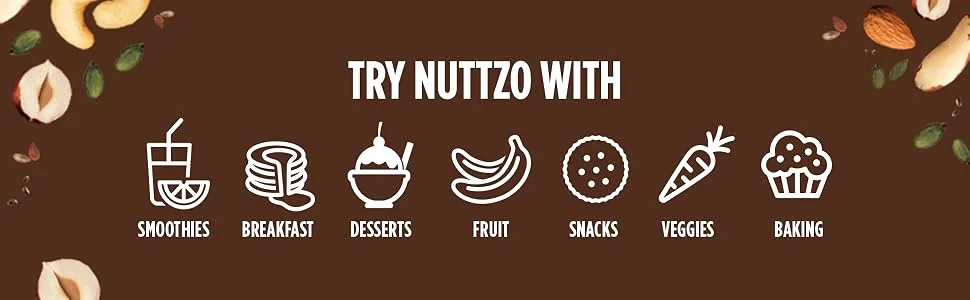 Nuttzo 7 Nut & Seed Butter Chocolate Keto Crunchy 12 oz (340 g) - nuttzo