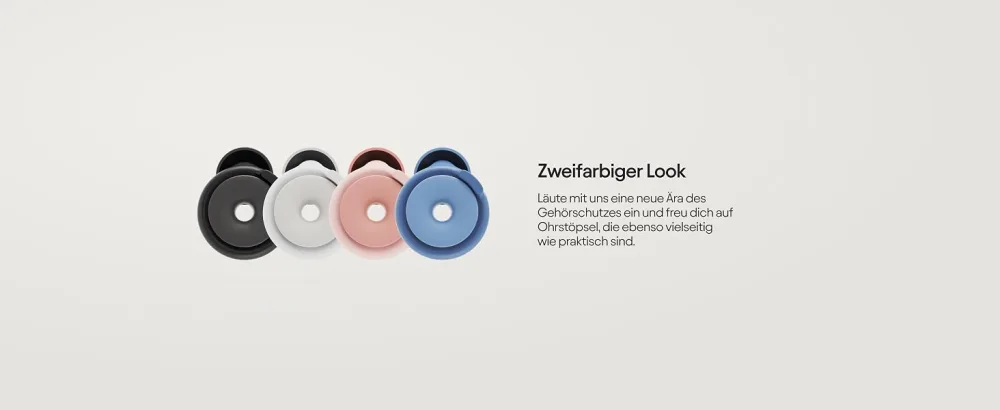 Loop Switch - noise -reducing earplugs with 3 modes |Adaptable passive hearing protection for concentration travel concerts conviviality sport & noise sensitivity |Reusable blue - Loop Earplugs, Loop Switch Ohrstöpsel