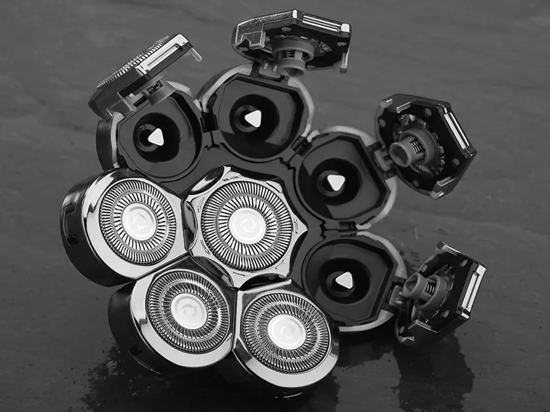 8D electrical shaving head razor men electrical head replacement rotary razor for bald men bald razors accessories for electric shavers compatible with many models - 8D elektrischer Rasiererkopf