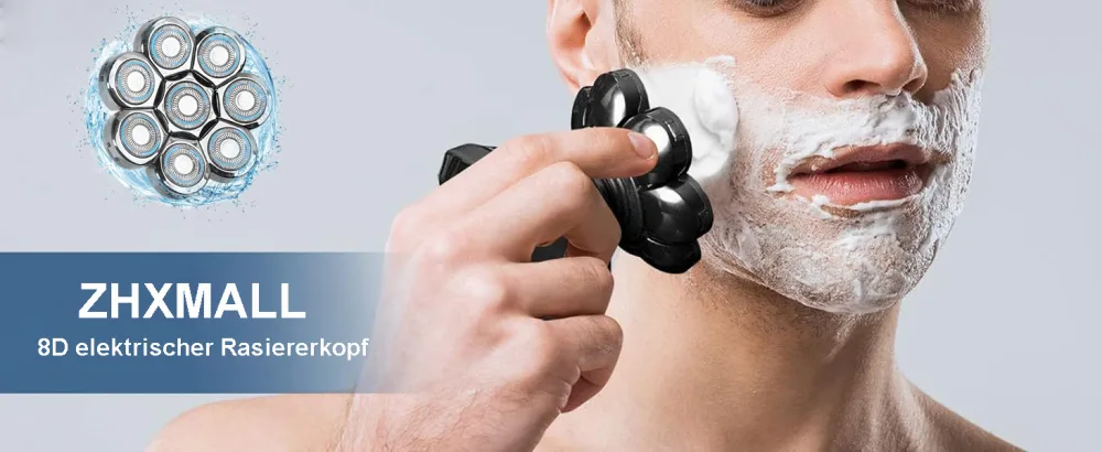 8D electrical shaving head razor men electrical head replacement rotary razor for bald men bald razors accessories for electric shavers compatible with many models - ZHXMALL