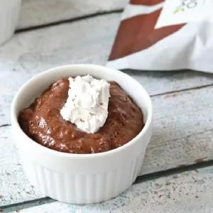 Wildly Organic Fermented Cacao Powder 16 oz (454 g) - 5 ingredient chocolate pudding easy recipe with cacao powder