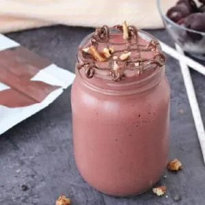 Wildly Organic Cacao Butter 8 oz (227 g) - loaded chocolate smoothie made with fermented cacao powder rich delicious