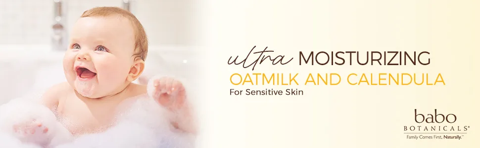 Babo Botanicals Moisturizing Conditioner Oatmilk & Calendula 6 fl oz (180 ml) - oatmilk