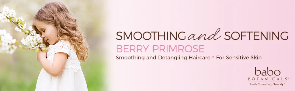 Babo Botanicals Smoothing Conditioner Berry & Evening Primerose 6 fl oz (180 ml) - berry