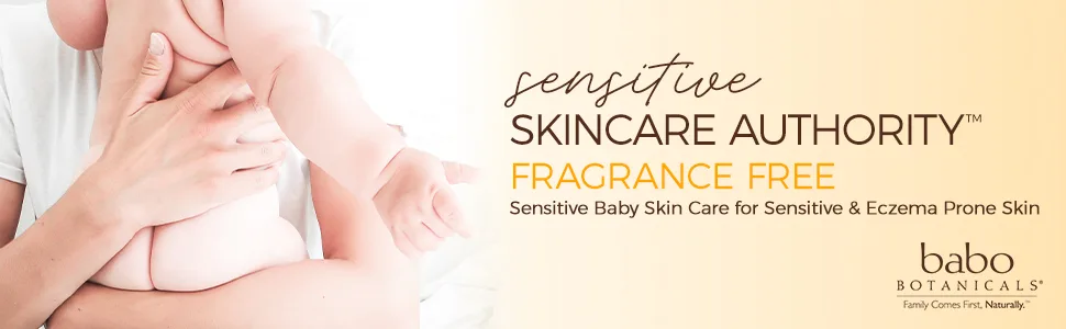 Babo Botanicals Sensitive Baby Daily Hydra Lotion Fragrance Free 8 fl oz (237 ml) - banner