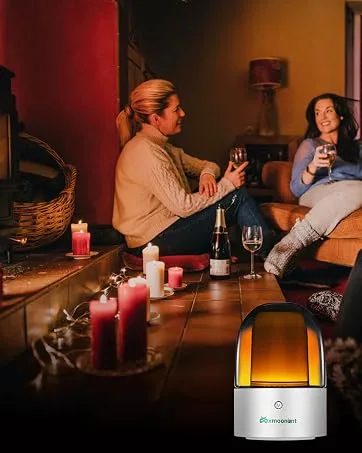 Mxmoonant aroma diffuser for waterless essential oils cover 600-800m 300ml oil bottle wall bracket app control & timer HVAC connected for large rooms hotel - Pure essential oil diffuser