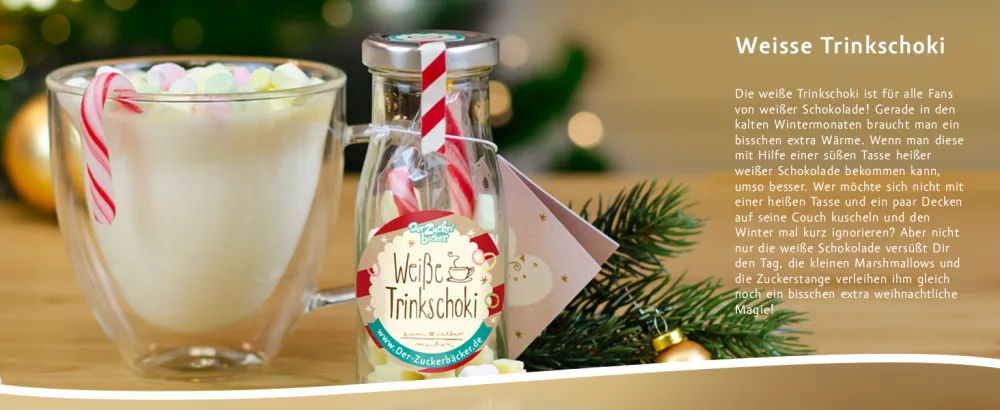 DIY white drinking chocolate-hot white chocolate to make yourself in a high-quality milk bottle nice gift idea for Christmas white chocolate - weiße schokolade adventskalender 2023 geschenk zu weihnachten nikolaus wichteln
