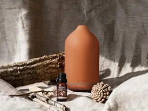 Salcing aroma diffuser black ceramic diffuser for essential oils BPA-free aromatherapy diffuser with adjustable fog mode automatic power-off fragrance for at home office yoga 150ml - product information 2