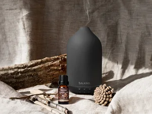 Lalking aroma diffuser white ceramic diffuser for essential oils bpa-free aromatherapy diffuser with adjustable fog mode automatic power-off fragrance for at home office yoga 150ml - product information 3