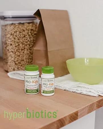Hyperbiotics Probiotics for Dogs & Cats  3 Billion CFU 60 Patented Time-Release Micro-Pearls - Kids Probiotics