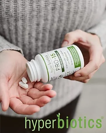 Hyperbiotics Probiotics for Dogs & Cats  3 Billion CFU 60 Patented Time-Release Micro-Pearls - Pro-15