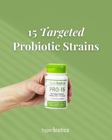 Hyperbiotics Probiotics for Dogs & Cats  3 Billion CFU 60 Patented Time-Release Micro-Pearls - Pro-15