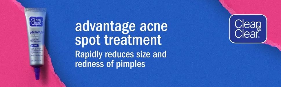 Clean & Clear Advantage Acne Spot Treatment Gel Cream with 2% Salicylic Acid Acne - .75 oz - Advantage Acne Spot Treatment