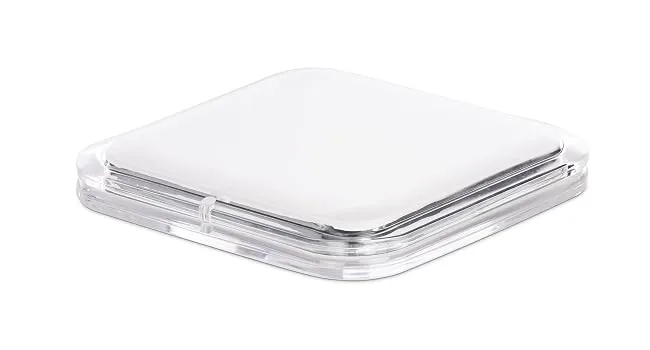 REMOS pocket mirror foldable square with 7x magnification for travel white 7x white - 9637