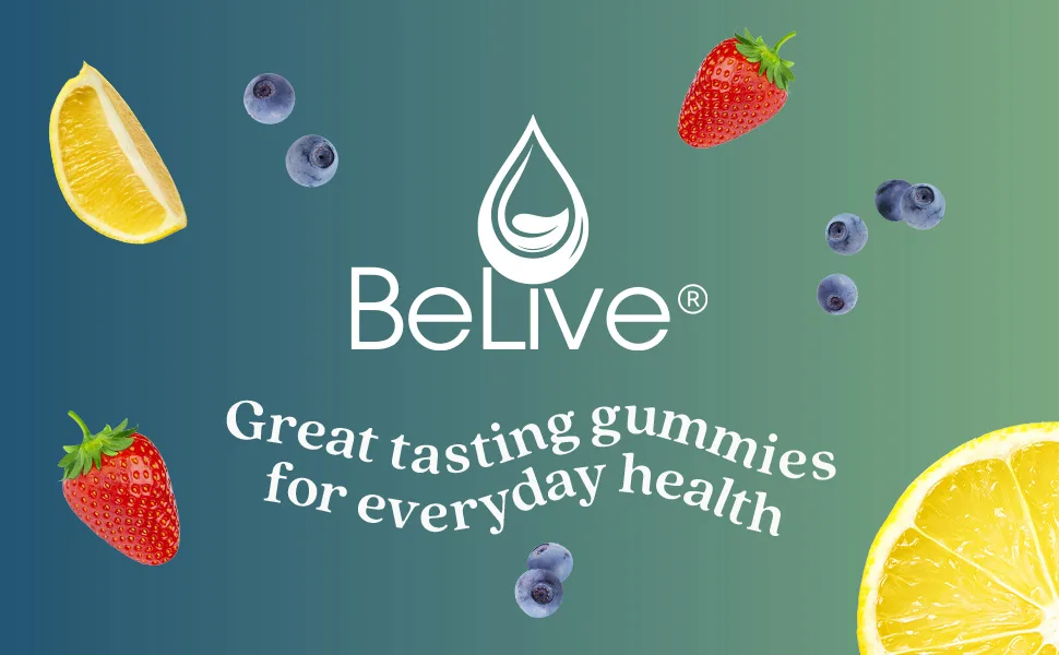 BeLive Prebiotic Fiber & Probiotic Gummies  High Strength Inulin (3g), Dietary Fiber Supplement, Digestive Support for Kids - Strawberry, Lemon, Blueberry Flavor (60Ct) 1 - Great tasting gummies for everyday health