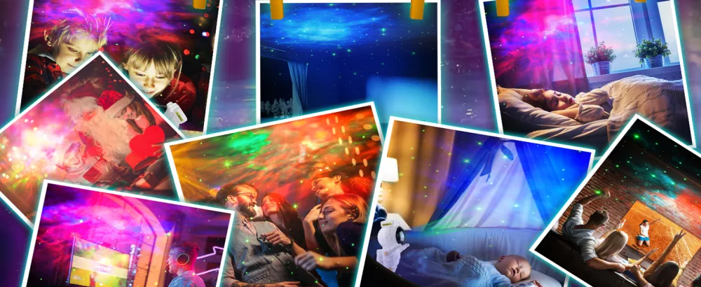 LED starry sky projector astronaut starry sky projector galaxy night light planetarium projector with timer remote control bedroom ceiling projection lamp gift for children and adults white - Astronaut Projektor