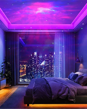 LED starry sky projector astronaut starry sky projector galaxy night light planetarium projector with timer remote control bedroom ceiling projection lamp gift for children and adults white - product information 12