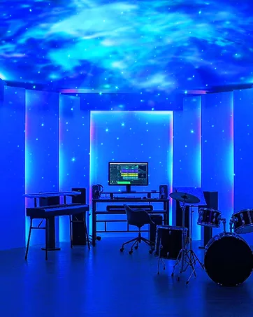 LED starry sky projector astronaut starry sky projector galaxy night light planetarium projector with timer remote control bedroom ceiling projection lamp gift for children and adults white - product information 14